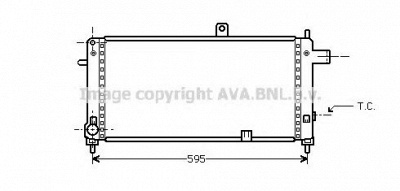 AVA QUALITY COOLING ola2054 -  Радиатор, охлаждение двигателя